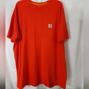 Carhartt tee mens 2xl Tall orange
